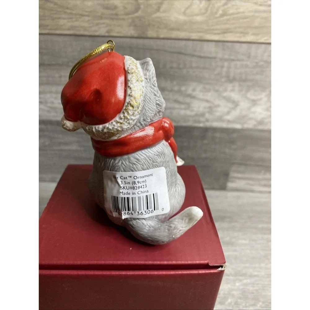 Lenox‎ American by Design Fat Cat Christmas Ornament #828423
